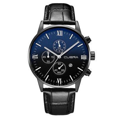 Gobestart Mens Leather Military Alloy Analog Date Quartz Wrist Watch Business Watches
Gobestart Mens Leather Military Alloy Analog Date Quartz Wrist Watch Business Watches