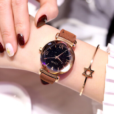 Female Star Watch Fashion Waterproof Korean Edition Student Temperament Lady Atmospheric Quartz Watch
Female Star Watch Fashion Waterproof Korean Edition Student Temperament Lady Atmospheric Quartz Watch