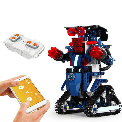 24GHz Remote Control Robot RC Building Block Robot App Controlled Educational RC Robot Bricks STEM Toys Construction Engineering
24GHz Remote Control Robot RC Building Block Robot App Controlled Educational RC Robot Bricks STEM Toys Construction Engineering