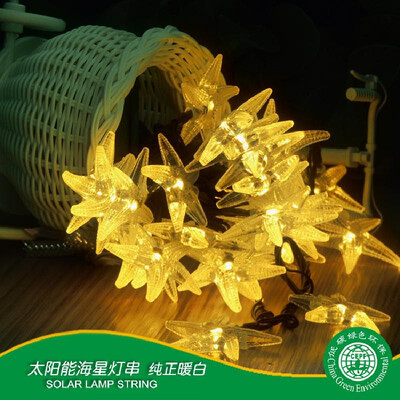 Foreign trade explosion models solar 20LED starfish Christmas decoration light string eight mode multiple choice waterproof light
Foreign trade explosion models solar 20LED starfish Christmas decoration light string eight mode multiple choice waterproof light