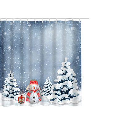 Gobestart Christmas Waterproof Polyester Bathroom Shower Curtain Decor With Hooks 66x72
Gobestart Christmas Waterproof Polyester Bathroom Shower Curtain Decor With Hooks 66x72