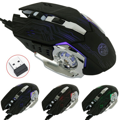 New R16 Wireless Silent LED Backlit Gaming Mouse Rechargeable USB Optical Mouse for Pc Laptop
New R16 Wireless Silent LED Backlit Gaming Mouse Rechargeable USB Optical Mouse for Pc Laptop