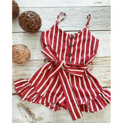 UK Toddler Kid Baby Girl Clothes Sleeveless Striped Romper Summer Chiffon Outfit
UK Toddler Kid Baby Girl Clothes Sleeveless Striped Romper Summer Chiffon Outfit