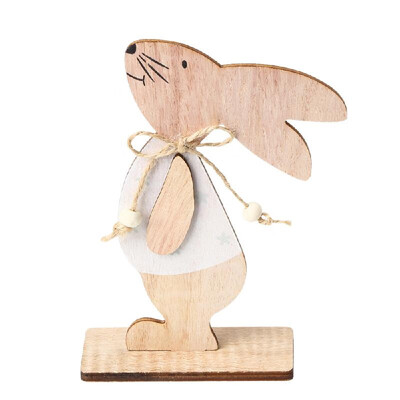 1PC Wooden Ornaments Rabbits Bunny Table Stand Tags With Easter Egg Ribbon DIY Wood Crafts for Home Decorations Easter Party Favor
1PC Wooden Ornaments Rabbits Bunny Table Stand Tags With Easter Egg Ribbon DIY Wood Crafts for Home Decorations Easter Party Favor