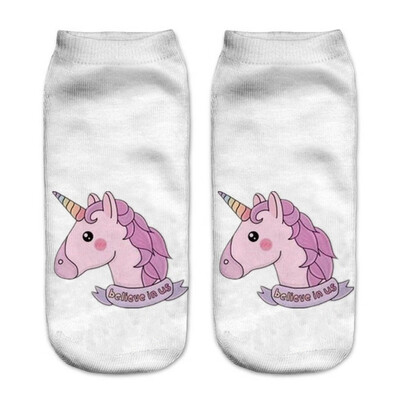 1 Pair Women Low Cut Ankle Socks Funny Unicorn 3D Printing Socks Cotton Hosiery Printed Socks
1 Pair Women Low Cut Ankle Socks Funny Unicorn 3D Printing Socks Cotton Hosiery Printed Socks