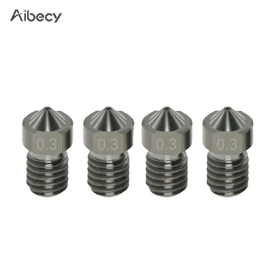 Aibecy 4pcs Hardened Steel Nozzles V6 Nozzles 06mm for 175mm Filament for 3D Printer Parts
Aibecy 4pcs Hardened Steel Nozzles V6 Nozzles 06mm for 175mm Filament for 3D Printer Parts