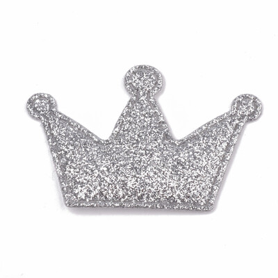 Glitter PU Patches with Non Woven Fabric Back&Sponge Inside Crown LightGrey 38x5558x25mm
Glitter PU Patches with Non Woven Fabric Back&Sponge Inside Crown LightGrey 38x5558x25mm