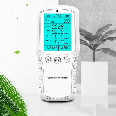 Formaldehyde TVOC Detector PM25 PM10 PM 25 Detectors Indoor Air Quality Monitor Temperature Humidity Tester Meter Gas Analyzer
Formaldehyde TVOC Detector PM25 PM10 PM 25 Detectors Indoor Air Quality Monitor Temperature Humidity Tester Meter Gas Analyzer