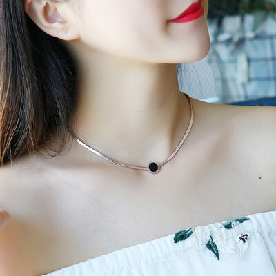 Clavicle chain short necklace neck jewelry simple personality collar female neckband
Clavicle chain short necklace neck jewelry simple personality collar female neckband