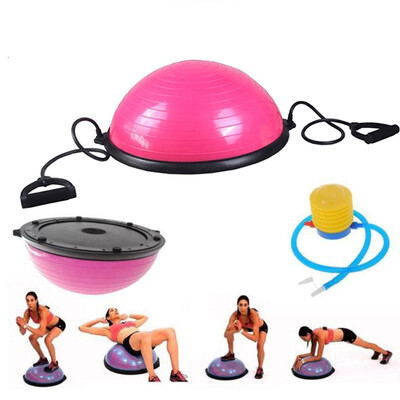 Ktaxon 23" Half Exercise Ball Yoga Balance Hemisphere with Elastic Strings&Air Pump for Gym Office Home for Fitness
Ktaxon 23" Half Exercise Ball Yoga Balance Hemisphere with Elastic Strings&Air Pump for Gym Office Home for Fitness