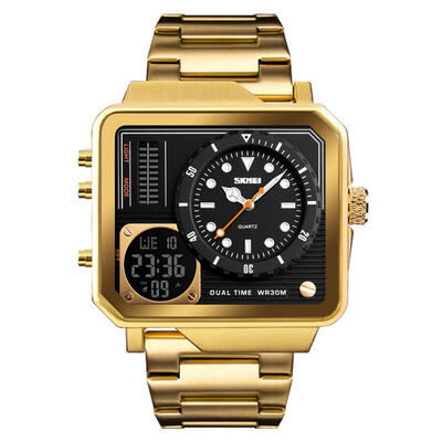 SKMEI Multifunction Waterproof Business Mens Watch Digital Dual Display Outdoor Sport Watches
SKMEI Multifunction Waterproof Business Mens Watch Digital Dual Display Outdoor Sport Watches