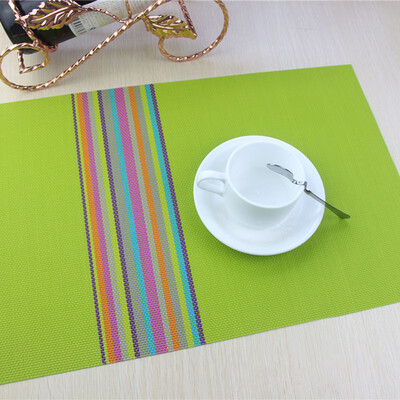 Placemat Fashion Pvc Dining Table Mat Disc Pads Bowl Pad Coasters Waterproof Table Cloth
Placemat Fashion Pvc Dining Table Mat Disc Pads Bowl Pad Coasters Waterproof Table Cloth