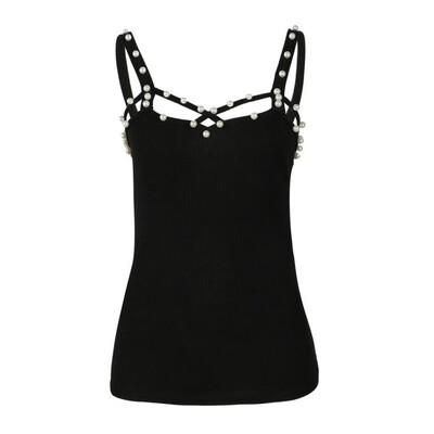 Women Lace Sexy Versatile Sling Sleeveless Beaded Comfortable Camisole Tops V-neck Strap Slim Summer Vest
Women Lace Sexy Versatile Sling Sleeveless Beaded Comfortable Camisole Tops V-neck Strap Slim Summer Vest