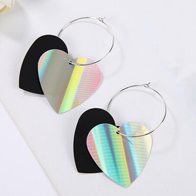 Fashion Women Silver Plated Dangle Colorful Heart Stud Earrings Jewelry New
Fashion Women Silver Plated Dangle Colorful Heart Stud Earrings Jewelry New