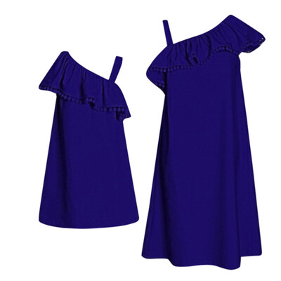 Mommy&Me Child Girls Short Sleeve Solid Strapless Ruffles Family Clothes Dress
Mommy&Me Child Girls Short Sleeve Solid Strapless Ruffles Family Clothes Dress