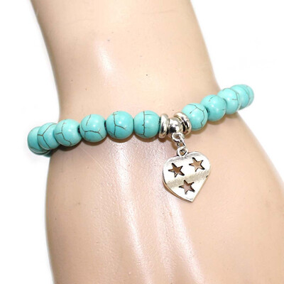European Hot Turquoise Beaded Chic Bracelet Stylish Bohemian 2018 Handmade Turquoise Bracelets Beaded Charm Bracelets
European Hot Turquoise Beaded Chic Bracelet Stylish Bohemian 2018 Handmade Turquoise Bracelets Beaded Charm Bracelets