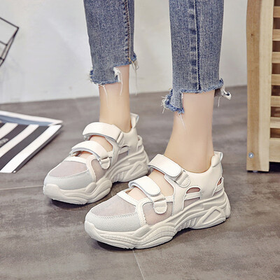 Korean casual sports shoes sandals thick bottom mesh breathable single-layer shoes female students spring&summer small w
Korean casual sports shoes sandals thick bottom mesh breathable single-layer shoes female students spring&summer small w