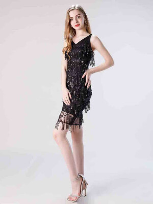 Juexiuxinniang black sling evening dress female short sexy annual meeting party birthday party dress skirt 9526
Juexiuxinniang black sling evening dress female short sexy annual meeting party birthday party dress skirt 9526