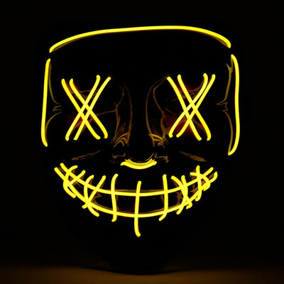 Halloween decoration Cold light mask glowing mask halloween el luminous line cold light mask
Halloween decoration Cold light mask glowing mask halloween el luminous line cold light mask