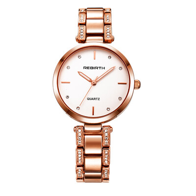 REBIRTH large dial steel belt with diamond fashion female literary quartz female watch
REBIRTH large dial steel belt with diamond fashion female literary quartz female watch
