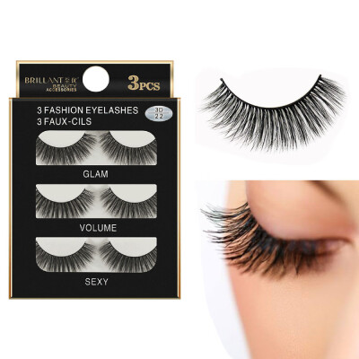 〖Follure〗3 Pairs 3D Long False Eyelashes Makeup Natural Fake Thick Black Eye Lashes
〖Follure〗3 Pairs 3D Long False Eyelashes Makeup Natural Fake Thick Black Eye Lashes