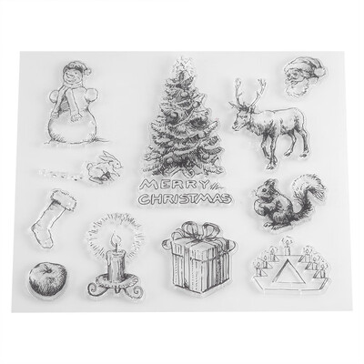 DIY Silicone Transparent Stamp Sheet Seal Scrapbooking Album Christmas Gift Decor Silicone Scrapbooking DIY Silicone Stamp Sheet
DIY Silicone Transparent Stamp Sheet Seal Scrapbooking Album Christmas Gift Decor Silicone Scrapbooking DIY Silicone Stamp Sheet