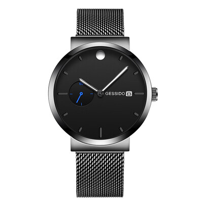 Black Creative Watches Men 2018 Top Brand Luxury Mens Quartz Watch Steel Mesh Date Stopwatch Clock Male relogio masculino saati
Black Creative Watches Men 2018 Top Brand Luxury Mens Quartz Watch Steel Mesh Date Stopwatch Clock Male relogio masculino saati