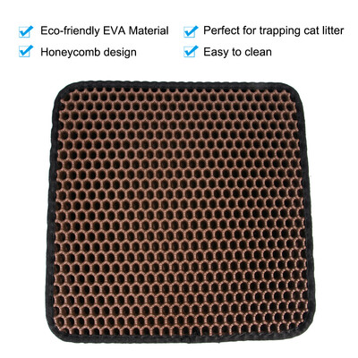 Cat Litter Mat Trapper Double Layer Foldable EVA Cat Litter Trapping Pad with Honeycomb Design Cats Accessories 440660mm
Cat Litter Mat Trapper Double Layer Foldable EVA Cat Litter Trapping Pad with Honeycomb Design Cats Accessories 440660mm