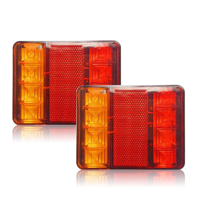 2Pcs Square LED Trailer Lights Red Amber Turn Signal Tail Parking Lights Rectangular LED Truck Trailer Light Side Marker Reflector
2Pcs Square LED Trailer Lights Red Amber Turn Signal Tail Parking Lights Rectangular LED Truck Trailer Light Side Marker Reflector
