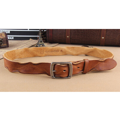 Cowhide Leather Belt Genuine Leather Belt for Men Brown Color Pin Buckle Jeans Strap Vintage Luxury Quality Designer Belt Mens
Cowhide Leather Belt Genuine Leather Belt for Men Brown Color Pin Buckle Jeans Strap Vintage Luxury Quality Designer Belt Mens