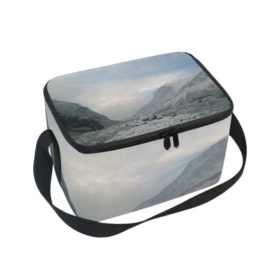ALAZA Lunch Box Insulated Snow Mountain Lunch Bag Large Cooler Tote Bagfor Men Women
ALAZA Lunch Box Insulated Snow Mountain Lunch Bag Large Cooler Tote Bagfor Men Women