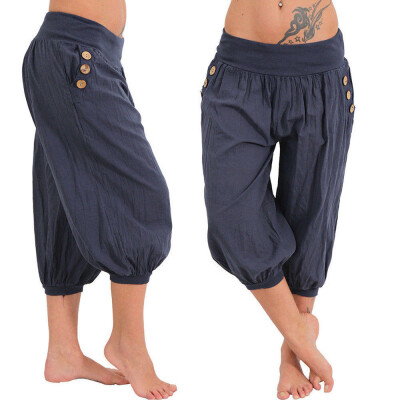 Starmoon Women Summer Elastic Waist Boho Check Pants Baggy Wide Leg Plus Size Yoga Capris
Starmoon Women Summer Elastic Waist Boho Check Pants Baggy Wide Leg Plus Size Yoga Capris