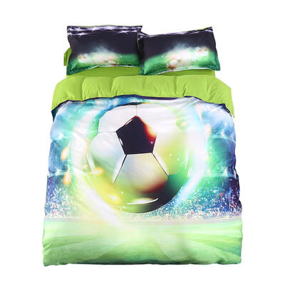 4pcs 3D Floral Printed Beddings Sports Soccer Sheet Quilt Bedclothes Tools
4pcs 3D Floral Printed Beddings Sports Soccer Sheet Quilt Bedclothes Tools