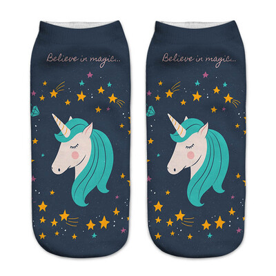 1 Pair Women Low Cut Ankle Socks Funny Unicorn 3D Printing Socks Cotton Hosiery Printed Socks
1 Pair Women Low Cut Ankle Socks Funny Unicorn 3D Printing Socks Cotton Hosiery Printed Socks
