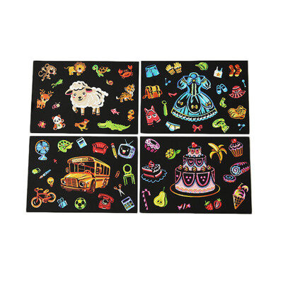 Tailored 4pcs 20x14cm Magic Scratch Art Painting Paper With Drawing Stick Kids Toy
Tailored 4pcs 20x14cm Magic Scratch Art Painting Paper With Drawing Stick Kids Toy