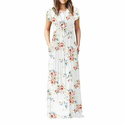 Women Boho Floral Long Maxi Dress Cocktail Party Evening Summer Beach Sundress Color Size
Women Boho Floral Long Maxi Dress Cocktail Party Evening Summer Beach Sundress Color Size