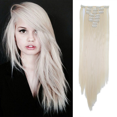 8 PcsSet Fashion Long Curly Wavy Straight Clip In Hair Extension Sexy Heat Resistant Party Hair Natural Synthetic Hair For Women
8 PcsSet Fashion Long Curly Wavy Straight Clip In Hair Extension Sexy Heat Resistant Party Hair Natural Synthetic Hair For Women