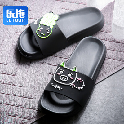 Le drag slippers simple soft bottom wear cartoon home non-slip couple male SJ688 brown 4445
Le drag slippers simple soft bottom wear cartoon home non-slip couple male SJ688 brown 4445