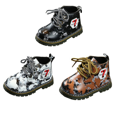 Autumn Children Shoes Casual Martins Boots Boy Girl Shoes Anti-slip PU Shoes Prewalkers
Autumn Children Shoes Casual Martins Boots Boy Girl Shoes Anti-slip PU Shoes Prewalkers