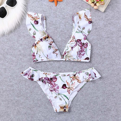Saidsome Women Floral Print Bikini Set Swimming Two Piece Swimsuits Swimwear Beach Suit
Saidsome Women Floral Print Bikini Set Swimming Two Piece Swimsuits Swimwear Beach Suit