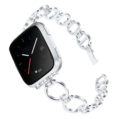 ECSEM Bling Bracelet for Fitbit Versa Bands for Women Stainless Steel Wristbands Accessories for Fitbit Versa Metal Strap
ECSEM Bling Bracelet for Fitbit Versa Bands for Women Stainless Steel Wristbands Accessories for Fitbit Versa Metal Strap