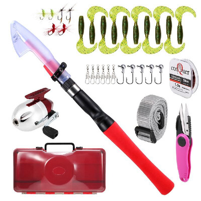 12M Fishing Rod&Reel Combo for Kids Spincast Fishing Reel Telescopic Fishing Rod Pole Lures Hooks Line Fishing Accessories
12M Fishing Rod&Reel Combo for Kids Spincast Fishing Reel Telescopic Fishing Rod Pole Lures Hooks Line Fishing Accessories