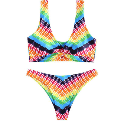 Roseonmyhand Womens Digital Double-sided Printing Rainbow Split Swimsuit Swimsuit Bikini
Roseonmyhand Womens Digital Double-sided Printing Rainbow Split Swimsuit Swimsuit Bikini