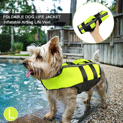 Foldable Dog Life Jacket Inflatable Airbag Pet Life Vest Dog Safety Swimwear Swimsuit for Dogs Puppy
Foldable Dog Life Jacket Inflatable Airbag Pet Life Vest Dog Safety Swimwear Swimsuit for Dogs Puppy