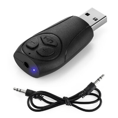 Bluetooth Audio Receiver Wireless Audio Adapter USB Hands-free Kit Built-in Microphone AUX Out TF Card Reader
Bluetooth Audio Receiver Wireless Audio Adapter USB Hands-free Kit Built-in Microphone AUX Out TF Card Reader