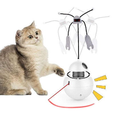 3 IN 1 Cat Interactive Rotating Tumbler Ball Robot-E Cat Light Pointer Multi-function Spinner for Cat Kitten
3 IN 1 Cat Interactive Rotating Tumbler Ball Robot-E Cat Light Pointer Multi-function Spinner for Cat Kitten