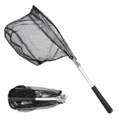 Folding Fish Landing Net Collapsible Triangular Fly Fishing Net Fish Catching or Releasing
Folding Fish Landing Net Collapsible Triangular Fly Fishing Net Fish Catching or Releasing