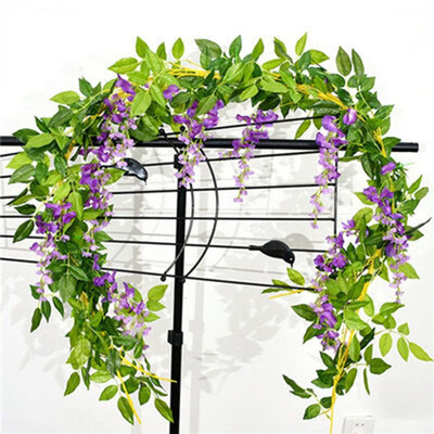 FUNNYBUNNY 361 Feet Artificial Silk Wisteria Vine Ratta Silk Hanging Flower Wedding Decor
FUNNYBUNNY 361 Feet Artificial Silk Wisteria Vine Ratta Silk Hanging Flower Wedding Decor