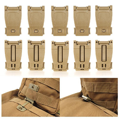 10 Pieces Tactical Gear Strap Clip for Molle Backpack Webbing Attachments D Ring Hook Tactical Vest Belt
10 Pieces Tactical Gear Strap Clip for Molle Backpack Webbing Attachments D Ring Hook Tactical Vest Belt
