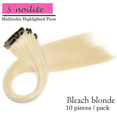 Colored Party Highlights Straight Hair Clip Extensions Heat-Resistant Synthetic Hair Extensions in Multiple Colors
Colored Party Highlights Straight Hair Clip Extensions Heat-Resistant Synthetic Hair Extensions in Multiple Colors